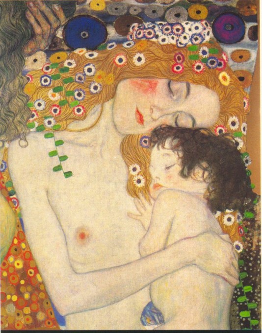 mother and child - klimt