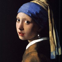 The Girl with The Pearl Earring painting