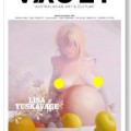 Vault magazine has cover art censored with yellow dots covering nipples