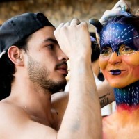 Get your body painted at a free rooftop party this Saturday