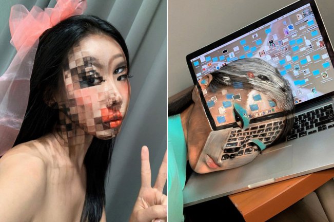 This ‘illusion’ artist uses her face as a mind-blowing canvas